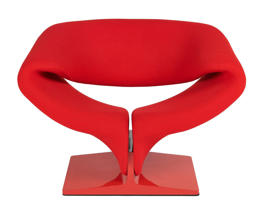 Pierre Paulin Ribbon Chair F582 zorgvuldig opnieuw laten stoffere