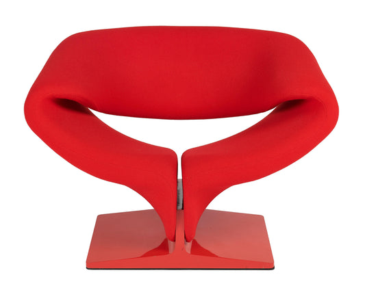 Pierre Paulin Ribbon Chair F582 zorgvuldig opnieuw laten stoffere