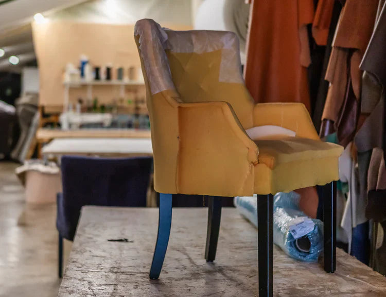 bank of stoel bekleden